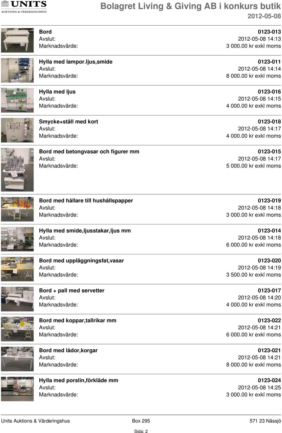 mm 0123-015 Avslut: 14:17 med hållare till hushållspapper 0123-019 Avslut: 14:18 Hylla med smide,ljusstakar,ljus mm 0123-014 Avslut: 14:18 med