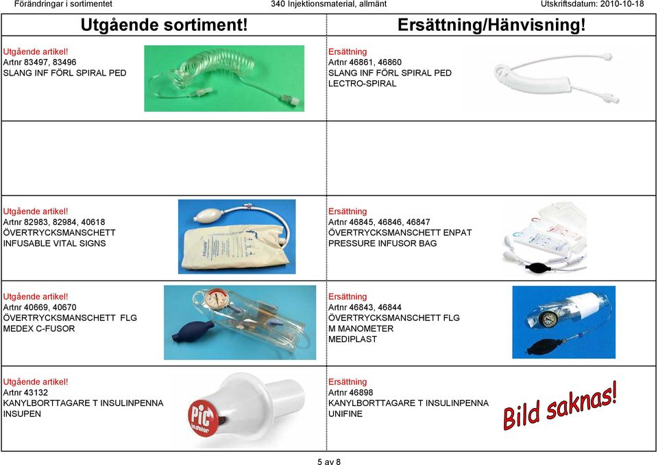 PRESSURE INFUSOR BAG Artnr 40669, 40670 Artnr 46843, 46844 ÖVERTRYCKSMANSCHETT FLG ÖVERTRYCKSMANSCHETT FLG MEDEX C-FUSOR