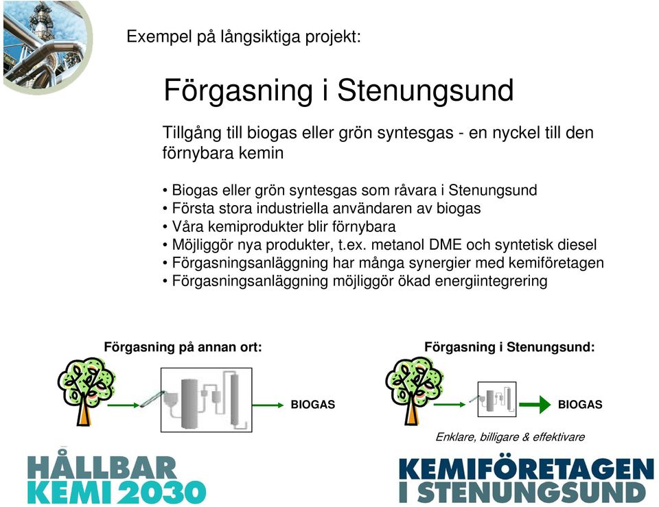 Möjliggör nya produkter, t.ex.