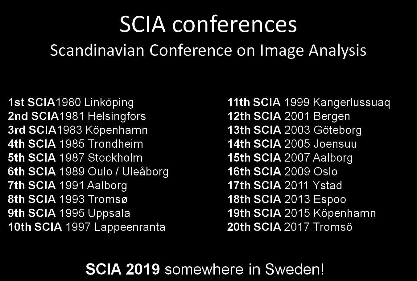 SSBA Facts 17 SSBA Symposium 2017 Invitation SSBA Symposium 2017 On behalf of the SSBA 17 organization committee, I cordially invite you to the 35 th Swedish