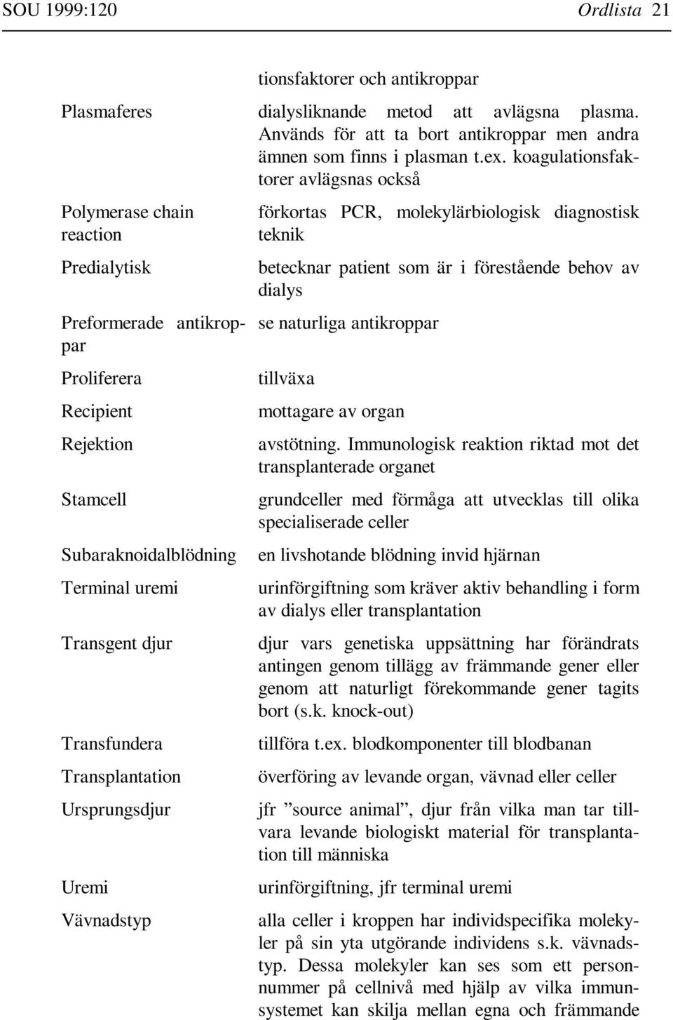 antikroppar se naturliga antikroppar Proliferera tillväxa Recipient mottagare av organ Rejektion avstötning.
