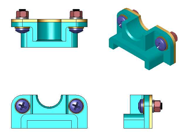 Lektion 5: Grundläggande information om SolidWorks Toolbox Modifiera Toolbox-detaljer Om skruvarna, eller andra detaljer som placerats från Toolbox, inte har rätt storlek, kan du ändra deras