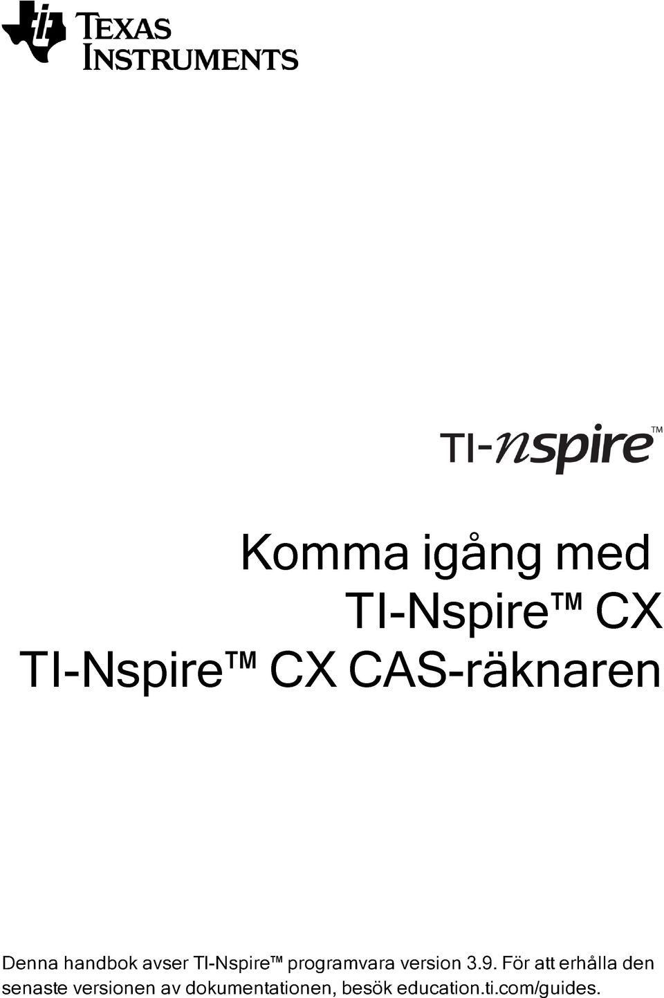 programvara version 3.9.