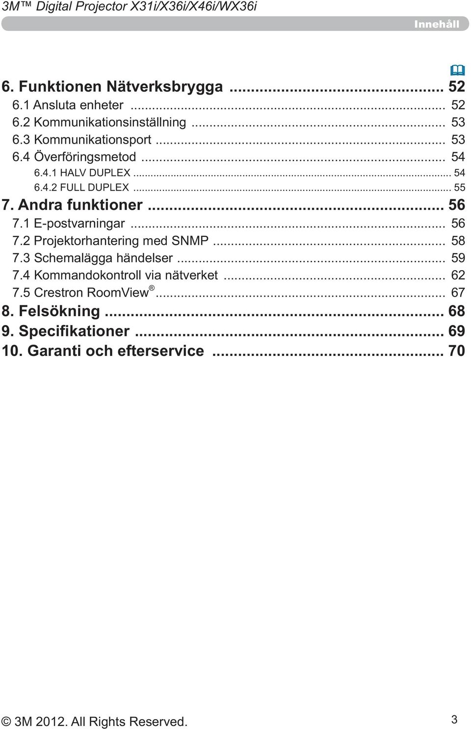 .. 54... 54... 55 7. Andra funktioner... 56... 56... 58... 59 7.