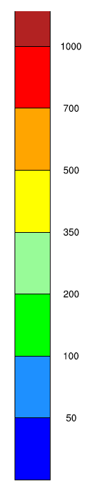 den oxiderade kvävedepositionen är betydligt högre, Figur 24. När det gäller reducerat kväve är våtdepositionen generellt högre jämfört med oxiderat kväve.