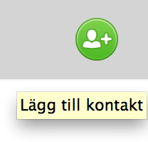 net i sökresultatet. Lägg till Bildtelefoni.net genom att klicka på den gröna knappen med en gubbe och plustecken till höger på skärmen.