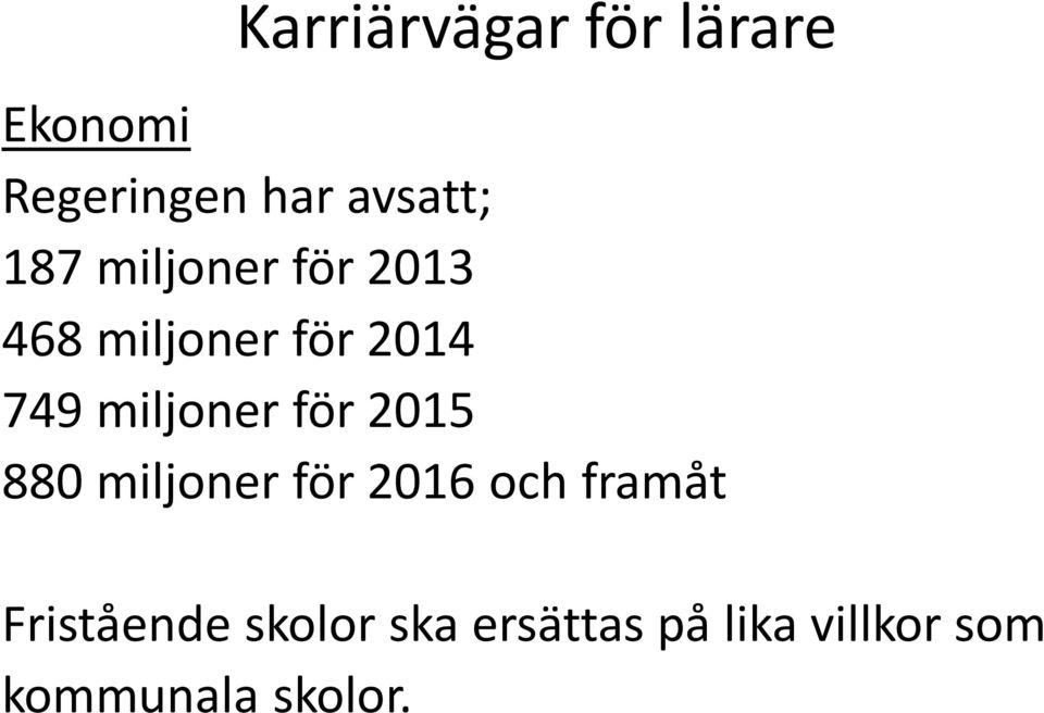 miljoner för 2015 880 miljoner för 2016 och framåt