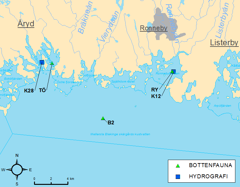 jan feb mar apr maj jun jul aug sep okt nov dec jan feb mar apr maj jun jul aug sep okt nov dec Medins Havs- och Vattenkonsulter AB Ronnebyområdet och västerut (K28 & K12) I skärgården vid Tjärö