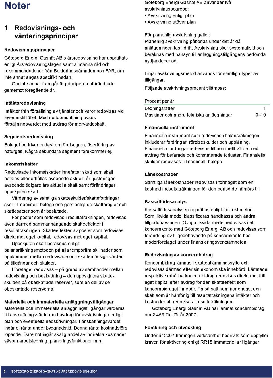 Intäktsredovisning Intäkter från försäljning av tjänster och varor redovisas vid leveranstillfället. Med nettoomsättning avses försäljningsvärdet med avdrag för mervärdeskatt.