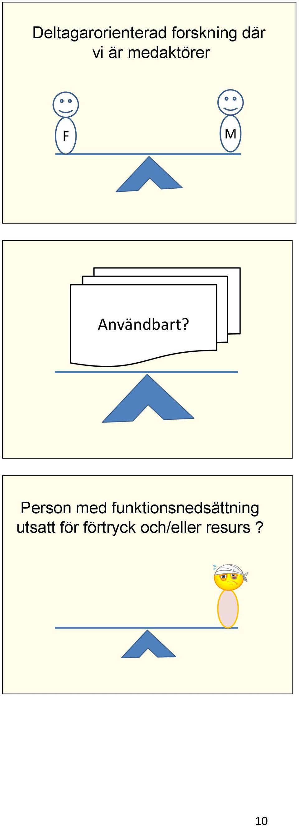 Person med funktionsnedsättning