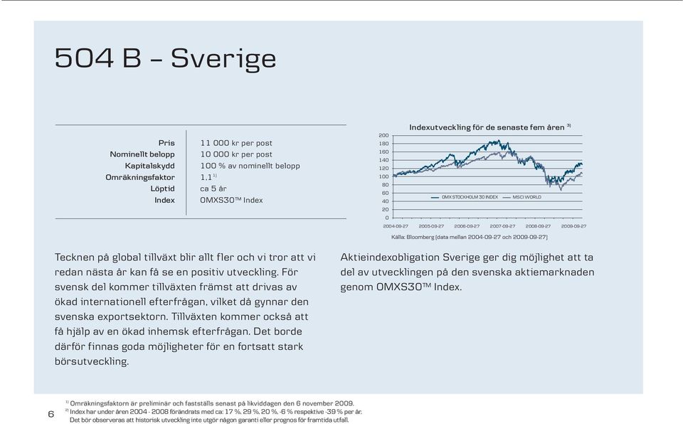 2009-09-27) Tecknen på global tillväxt blir allt fler och vi tror att vi redan nästa år kan få se en positiv utveckling.