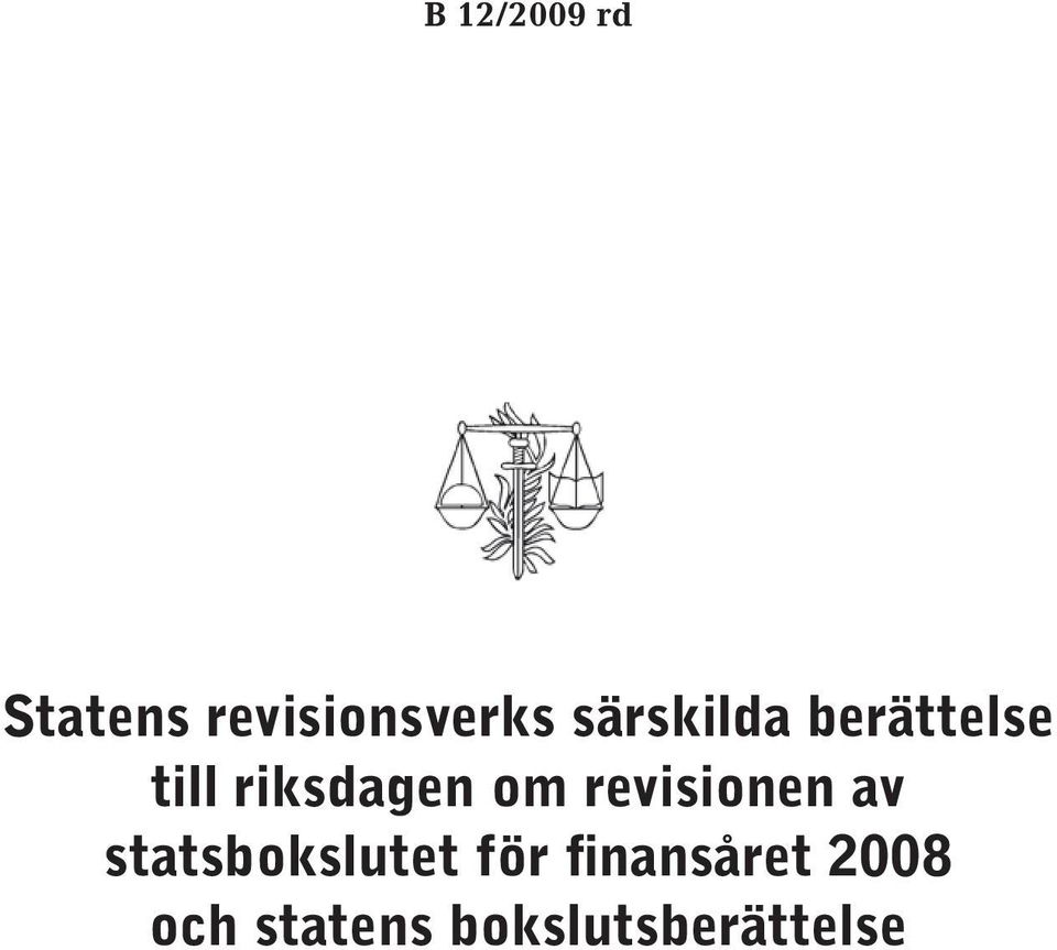 revisionen av statsbokslutet för