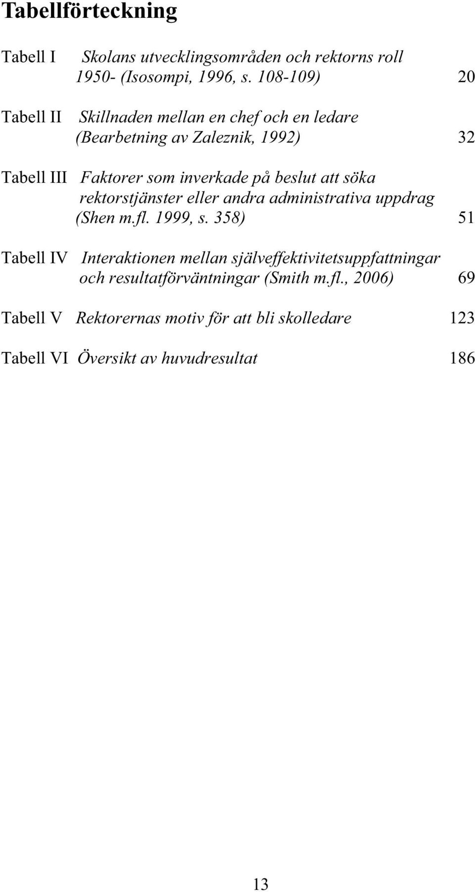 att söka rektorstjänster eller andra administrativa uppdrag (Shen m.fl. 1999, s.