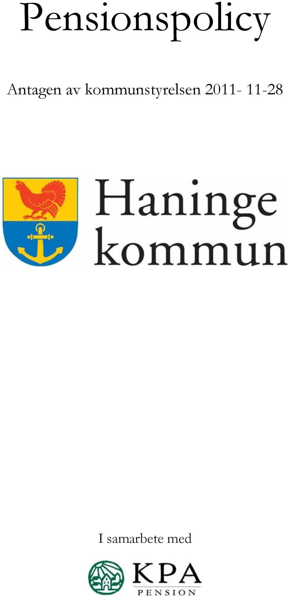 kommunstyrelsen