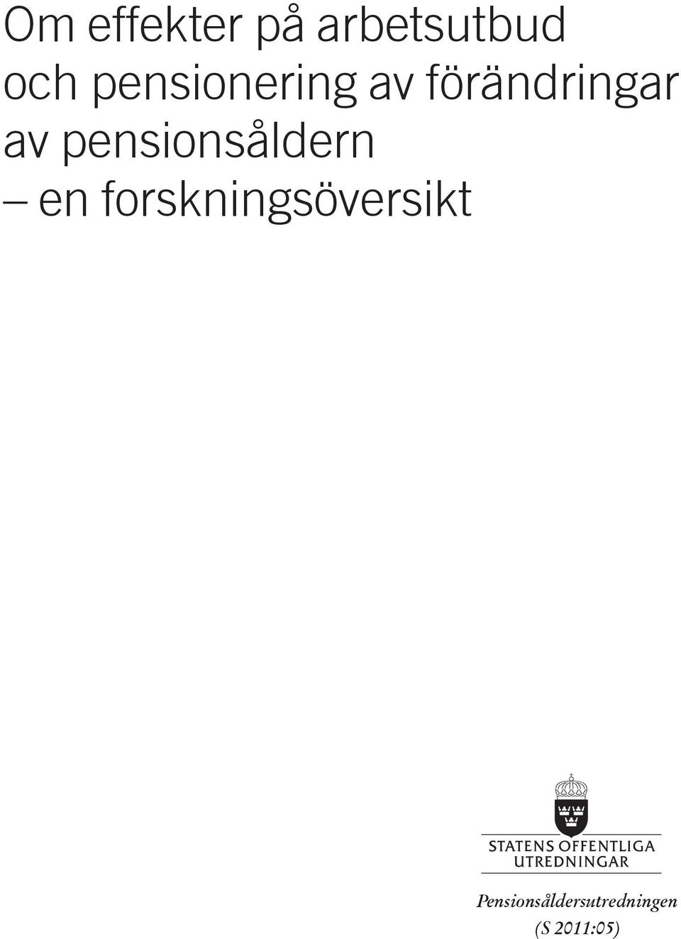 pensionsåldern en