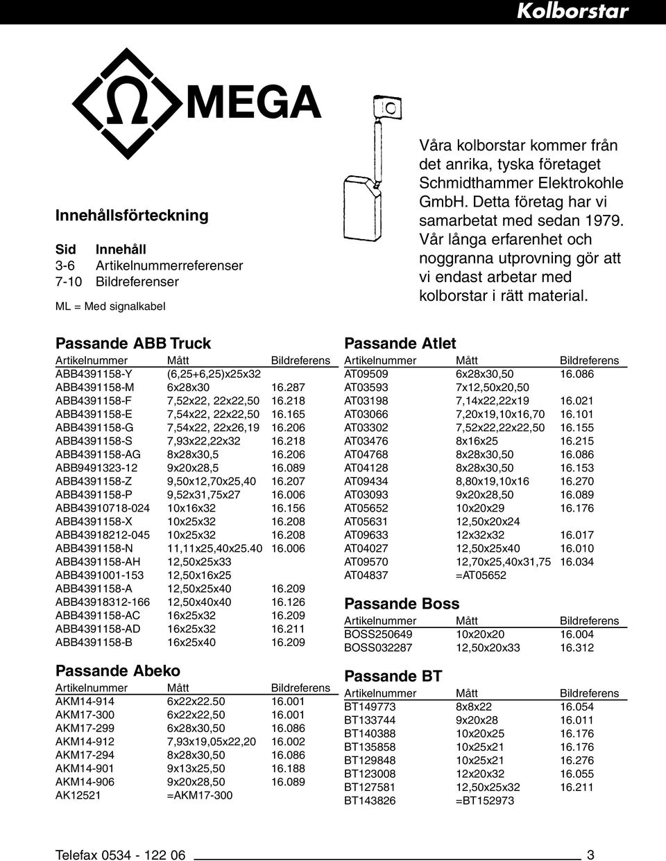 206 ABB9491323-12 9x20x28,5 16.089 ABB4391158-Z 9,50x12,70x25,40 16.207 ABB4391158-P 9,52x31,75x27 16.006 ABB43910718-024 10x16x32 16.156 ABB4391158-X 10x25x32 16.208 ABB43918212-045 10x25x32 16.