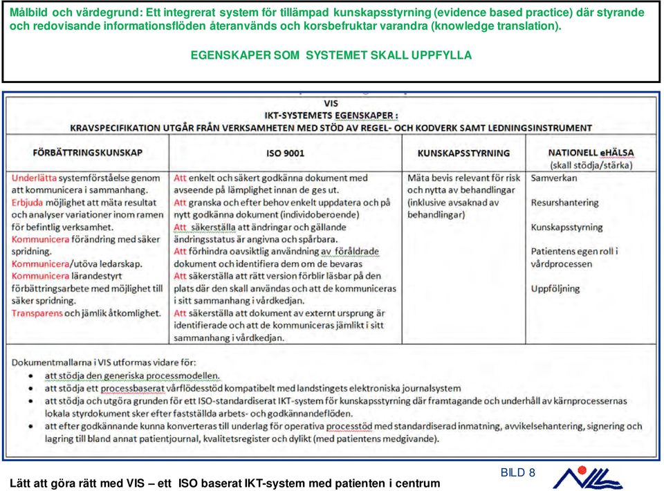 redovisande informationsflöden återanvänds och korsbefruktar