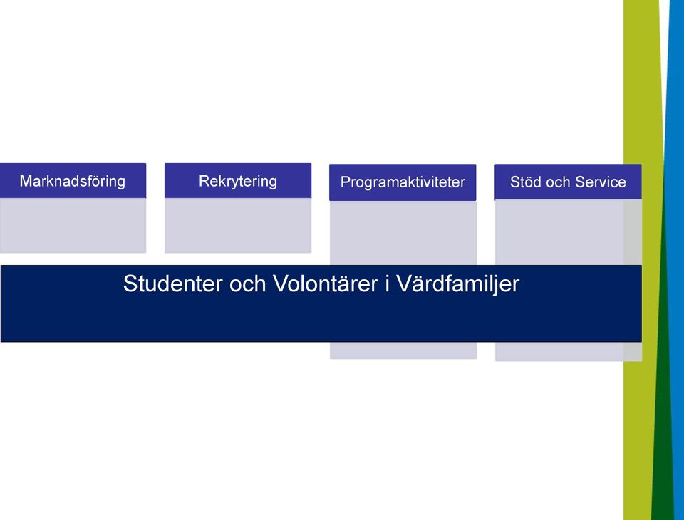 Programaktiviteter Stöd