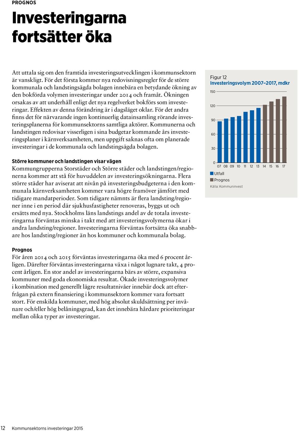 Ökningen orsakas av att underhåll enligt det nya regelverket bokförs som investeringar. Effekten av denna förändring är i dags läget oklar.