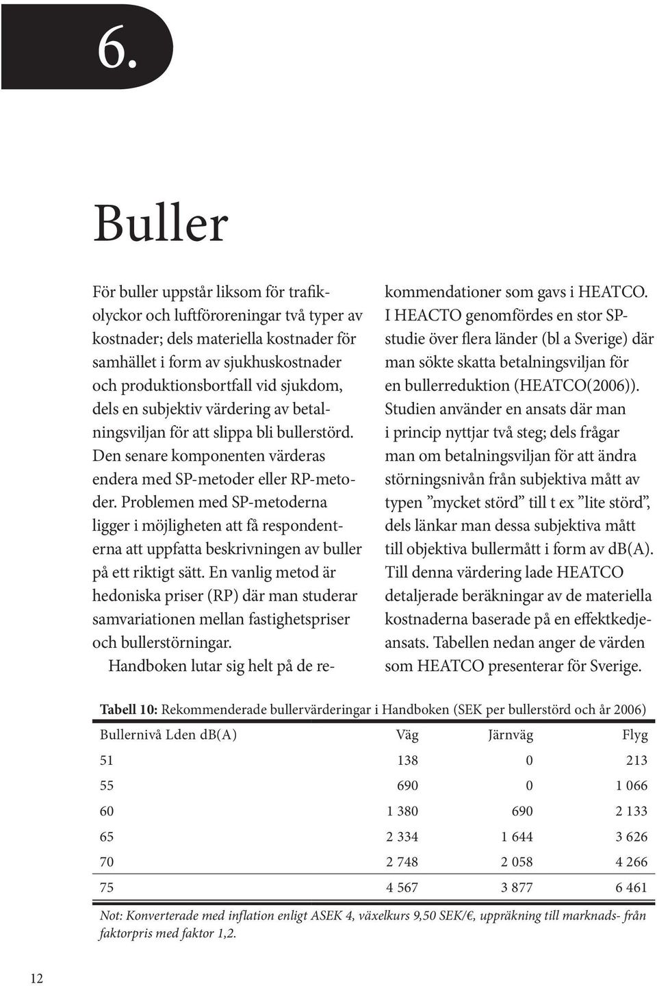 Problemen med SP-metoderna ligger i möjligheten att få respondenterna att uppfatta beskrivningen av buller på ett riktigt sätt.