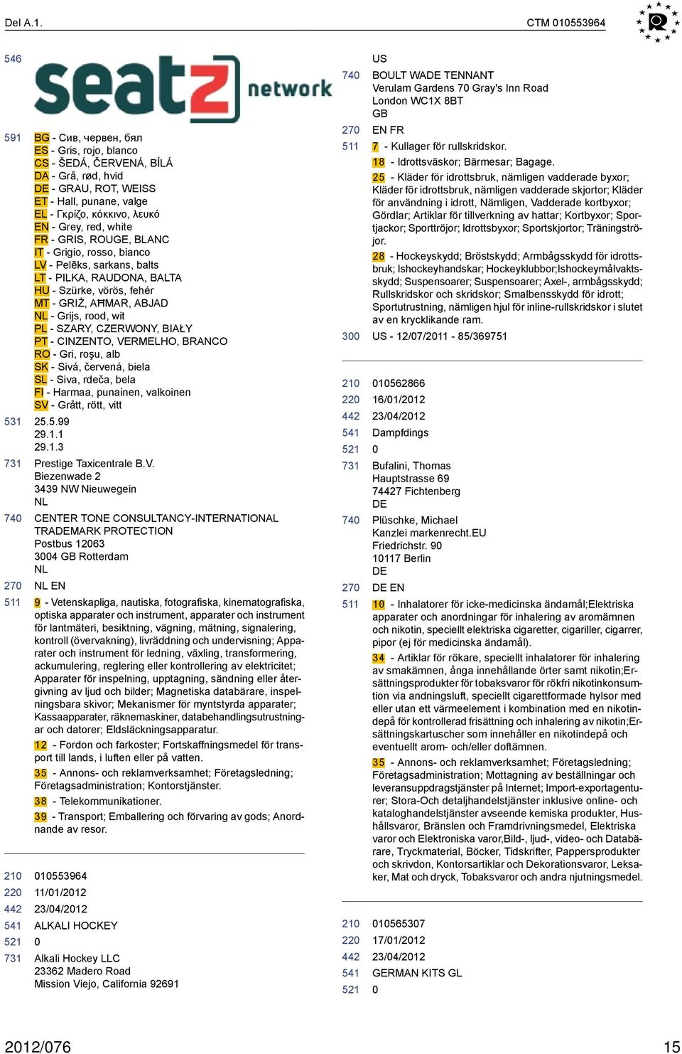 white FR - GRIS, ROUGE, BLANC IT - Grigio, rosso, bianco LV - Pelēks, sarkans, balts LT - PILKA, RAUDONA, BALTA HU - Szürke, vörös, fehér MT - GRIŻ, AĦMAR, ABJAD NL - Grijs, rood, wit PL - SZARY,