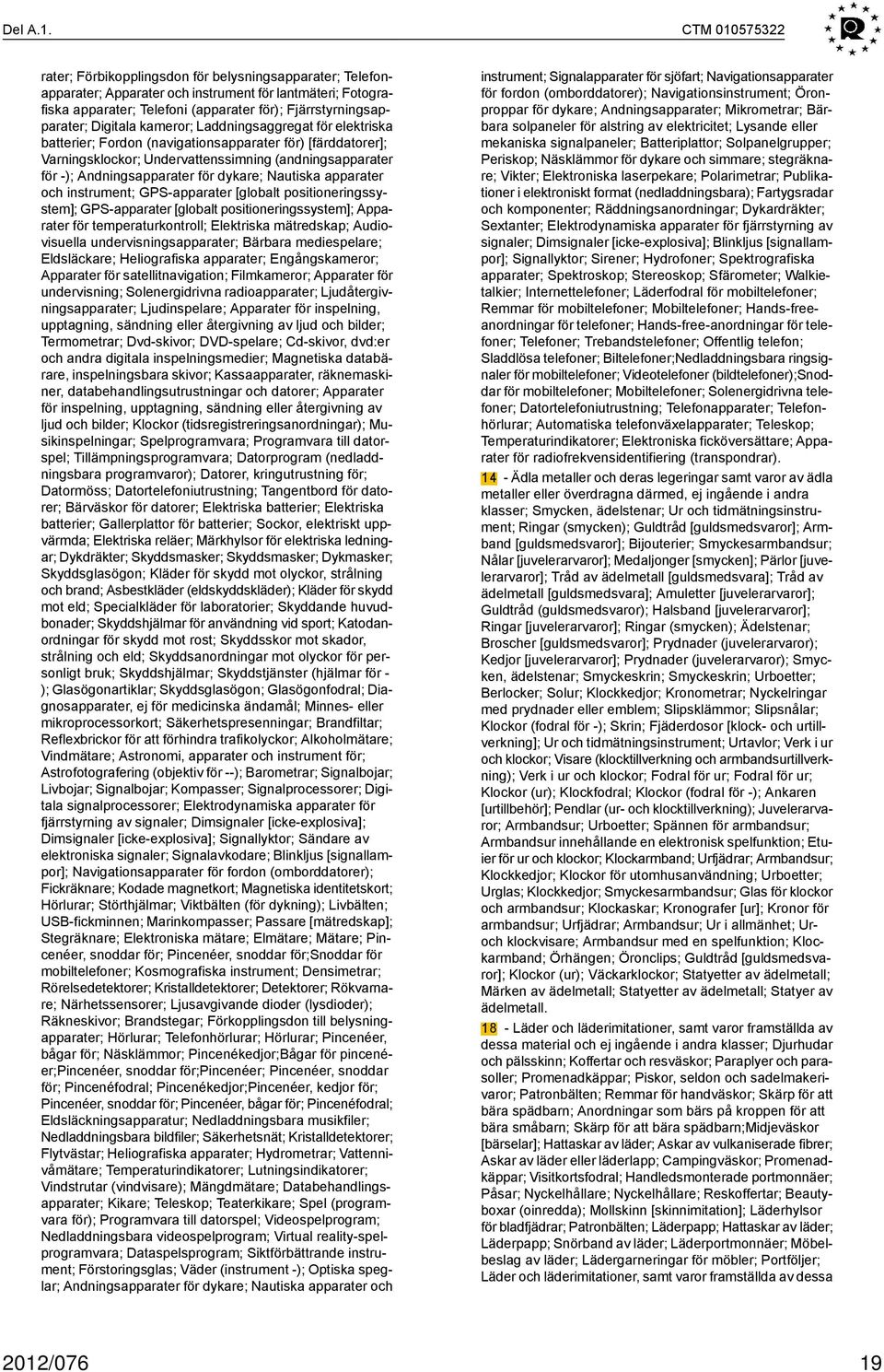 Digitala kameror; Laddningsaggregat för elektriska batterier; Fordon (navigationsapparater för) [färddatorer]; Varningsklockor; Undervattenssimning (andningsapparater för -); Andningsapparater för
