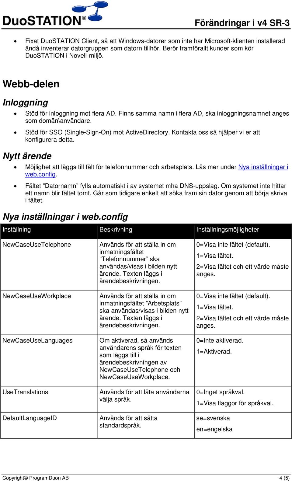 Kontakta oss så hjälper vi er att konfigurera detta. Nytt ärende Möjlighet att läggs till fält för telefonnummer och arbetsplats. Läs mer under Nya inställningar i web.config.