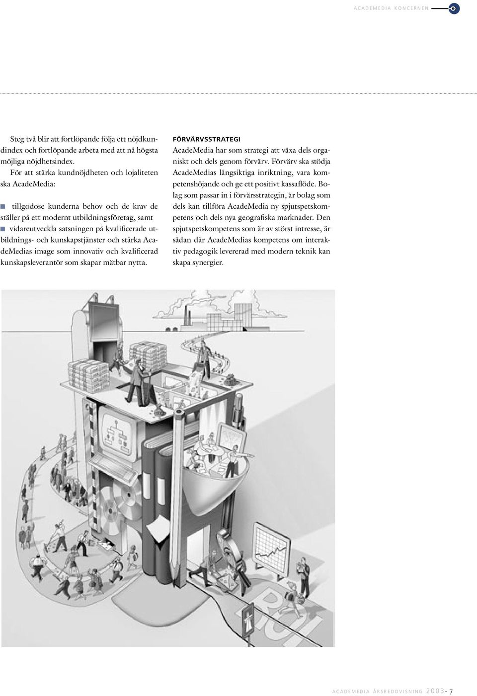 utbildnings- och kunskapstjänster och stärka AcadeMedias image som innovativ och kvalificerad kunskapsleverantör som skapar mätbar nytta.