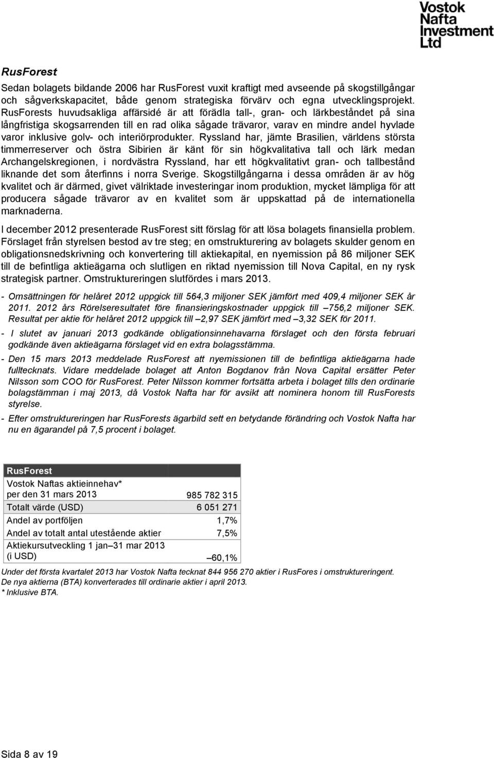 golv- och interiörprodukter.