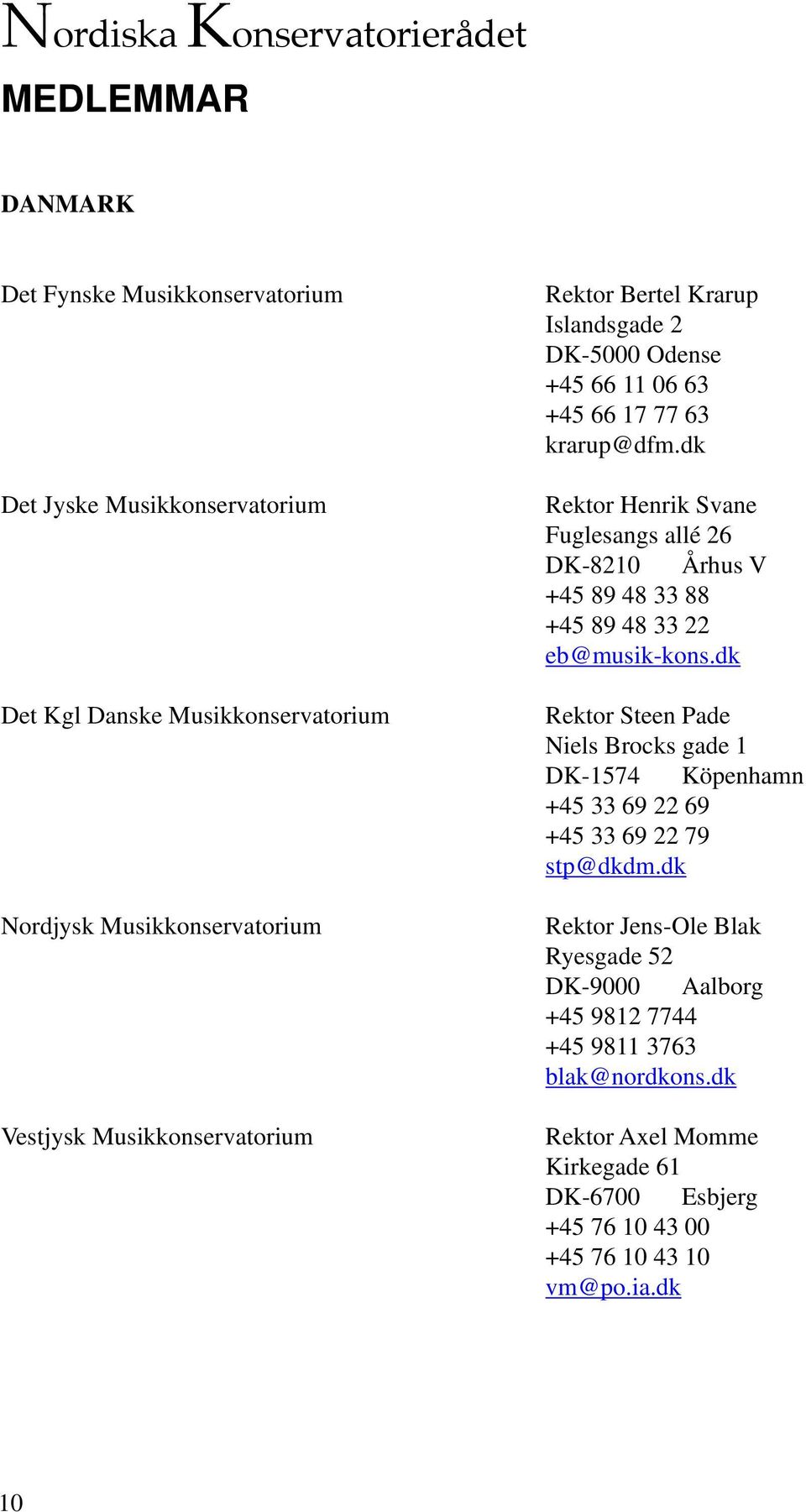 dk Rektor Henrik Svane Fuglesangs allé 26 DK-8210 Århus V +45 89 48 33 88 +45 89 48 33 22 eb@musik-kons.