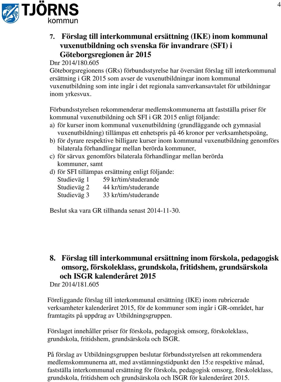 samverkansavtalet för utbildningar inom yrkesvux.