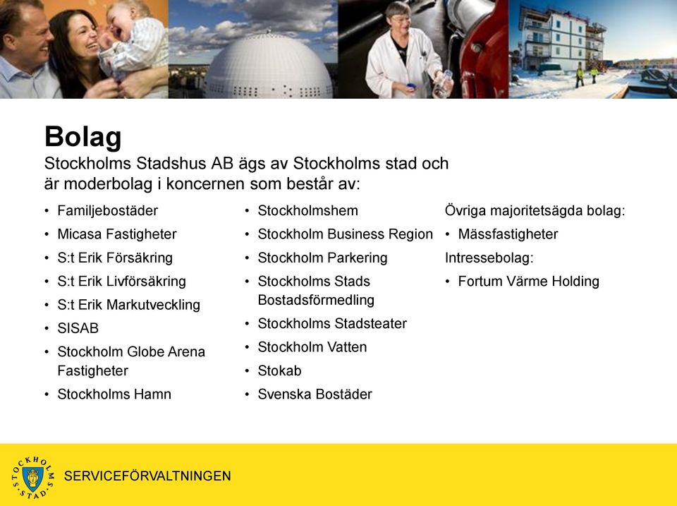 Stockholms Hamn Stockholmshem Stockholm Business Region Stockholm Parkering Stockholms Stads Bostadsförmedling Stockholms