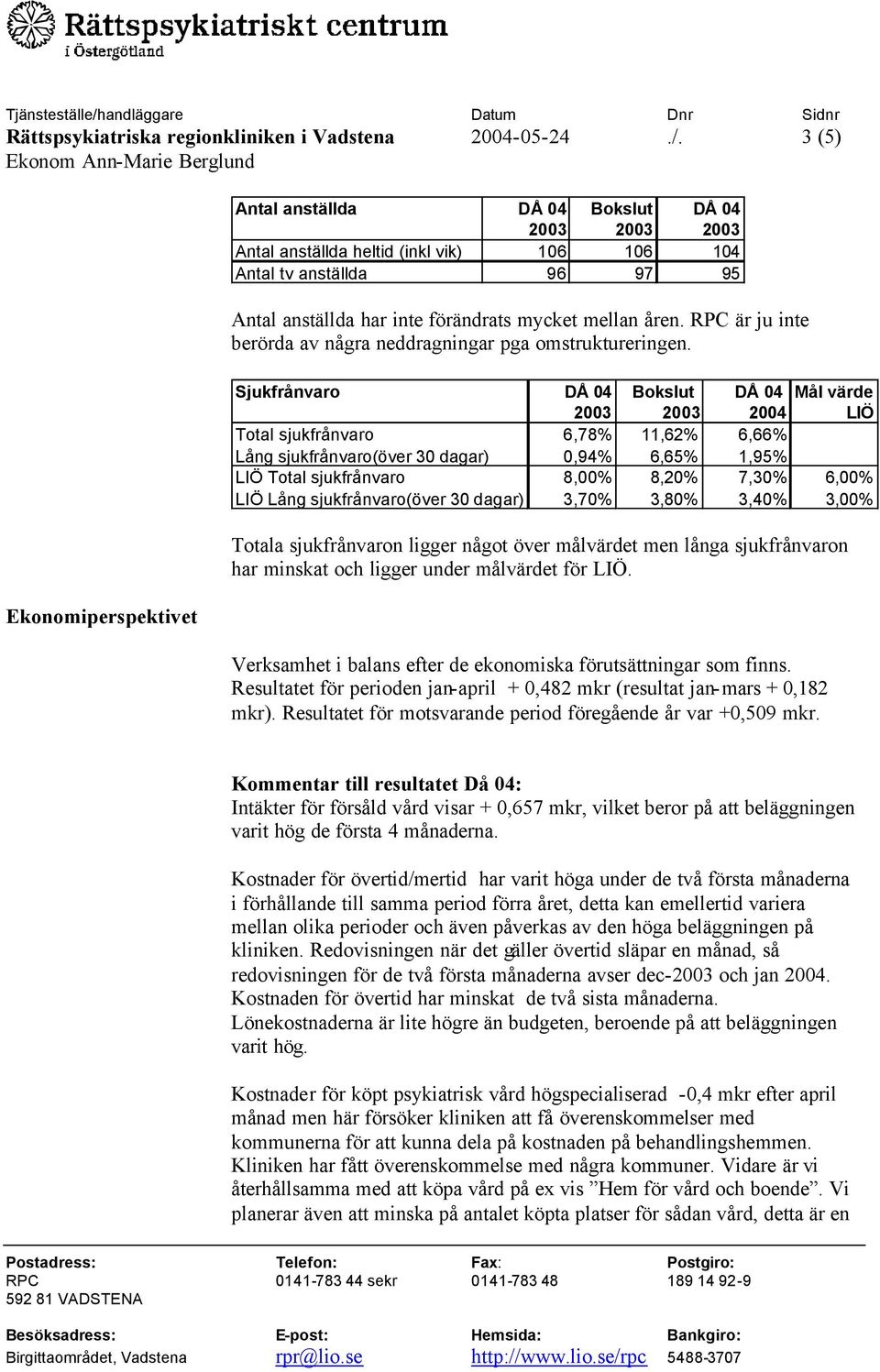 mellan åren. RPC är ju inte berörda av några neddragningar pga omstruktureringen.