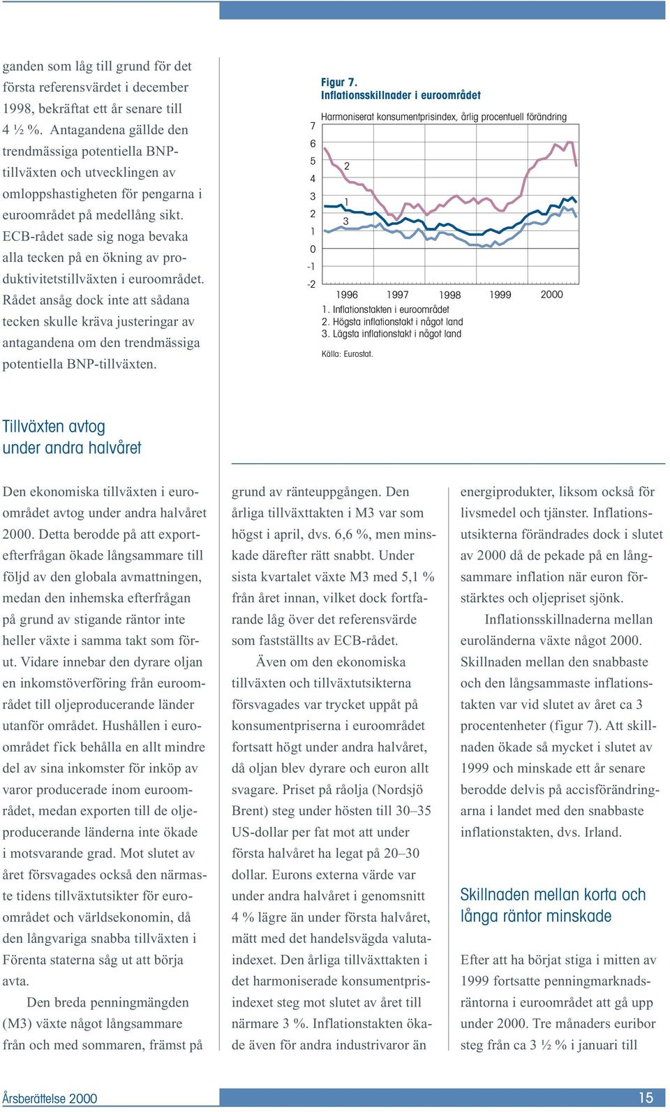 ECB-rådet sade sig noga bevaka alla tecken på en ökning av produktivitetstillväxten i euroområdet.