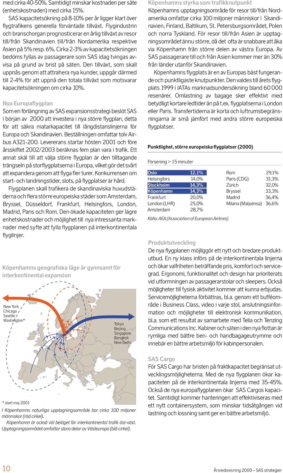 Cirka 2-3% av kapacitetsökningen bedöms fyllas av passagerare som SAS idag tvingas avvisa på grund av brist på säten.