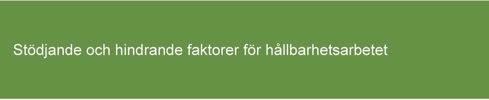 faktorer för