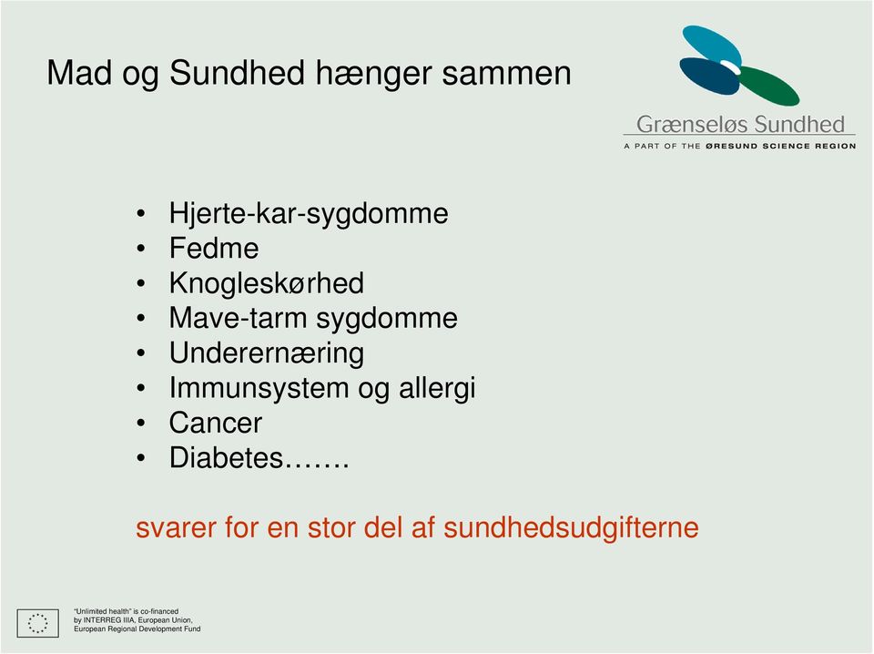 svarer for en stor del af sundhedsudgifterne Unlimited health is