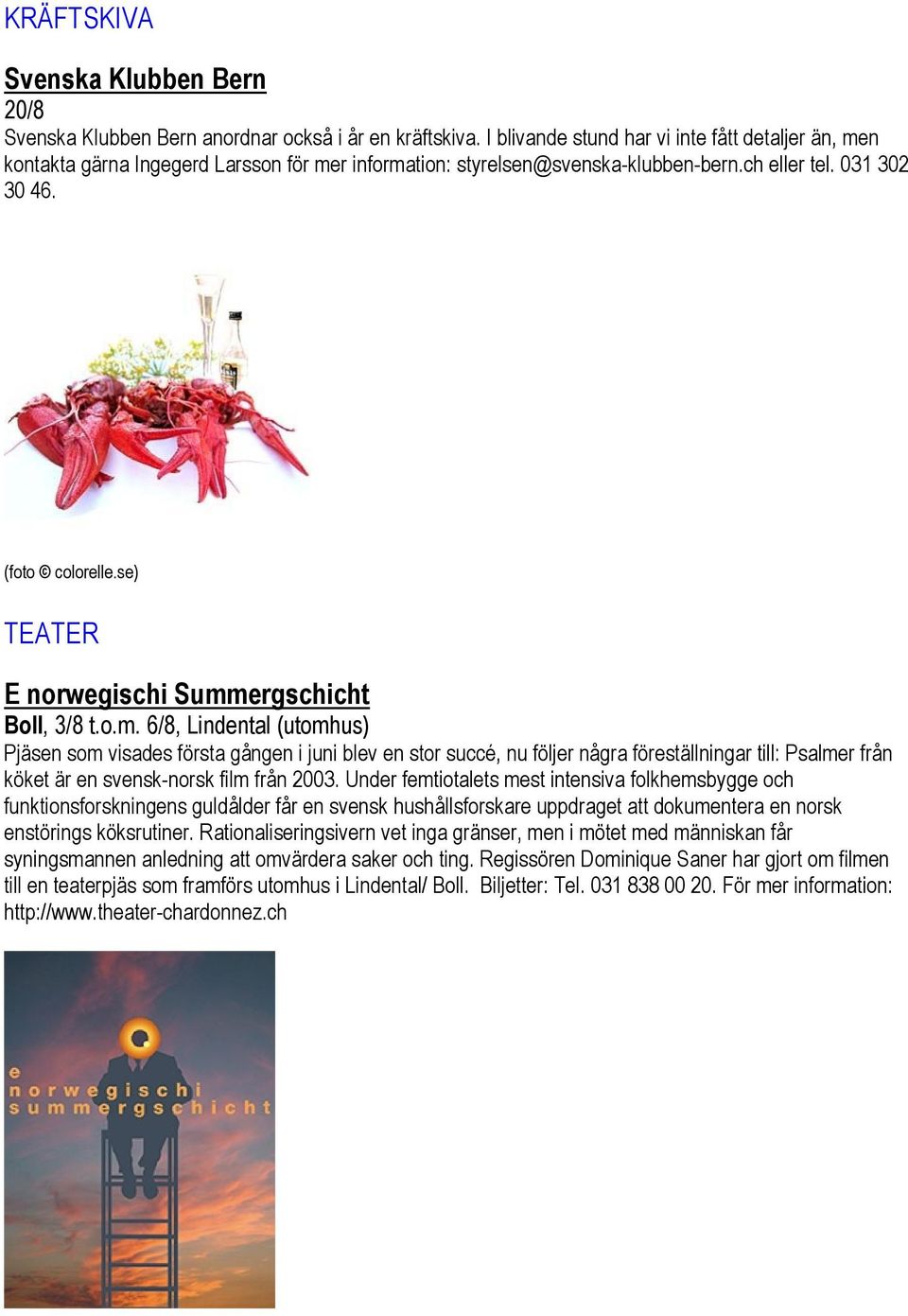 se) TEATER E norwegischi Summ