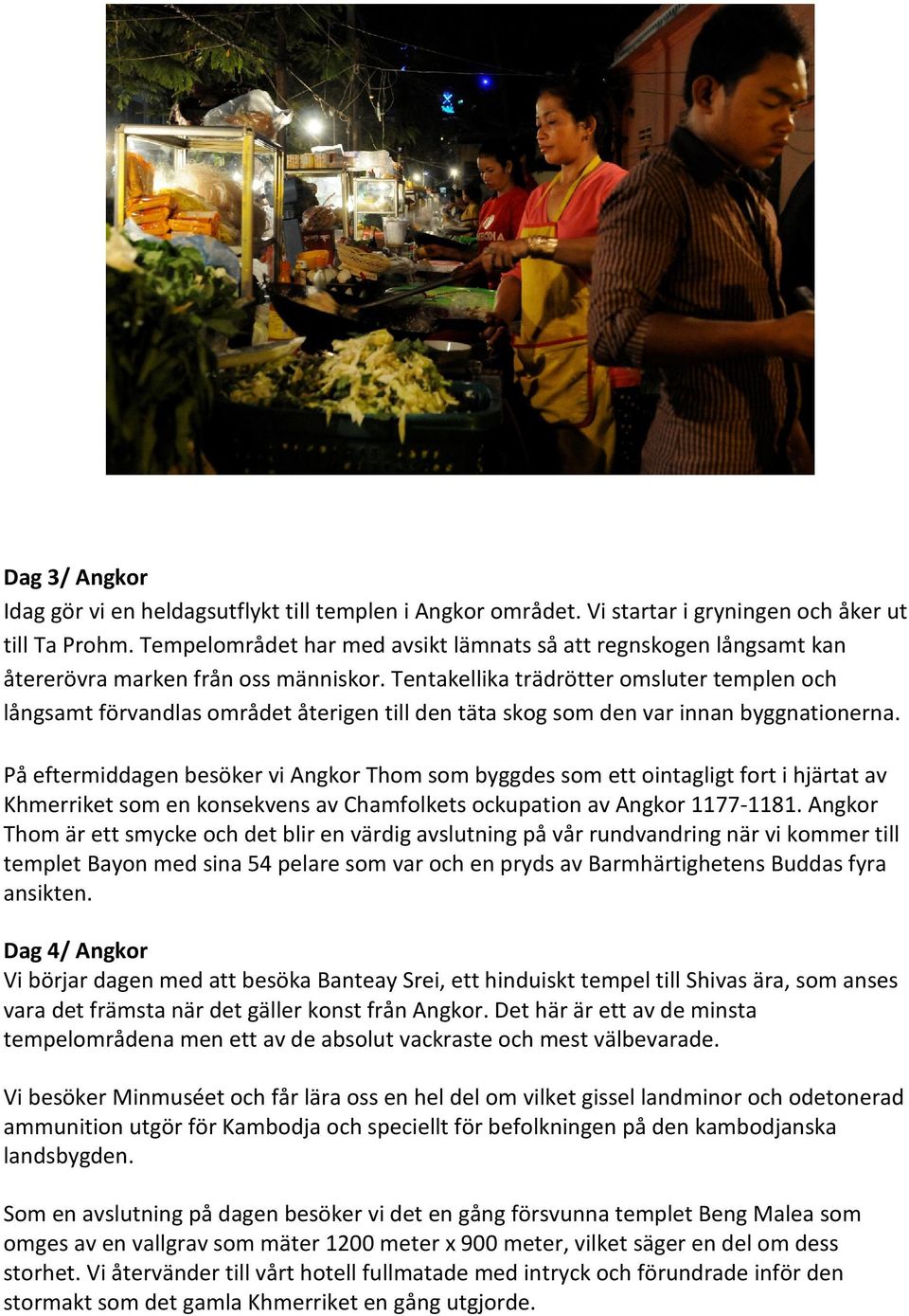 Tentakellika trädrötter omsluter templen och långsamt förvandlas området återigen till den täta skog som den var innan byggnationerna.