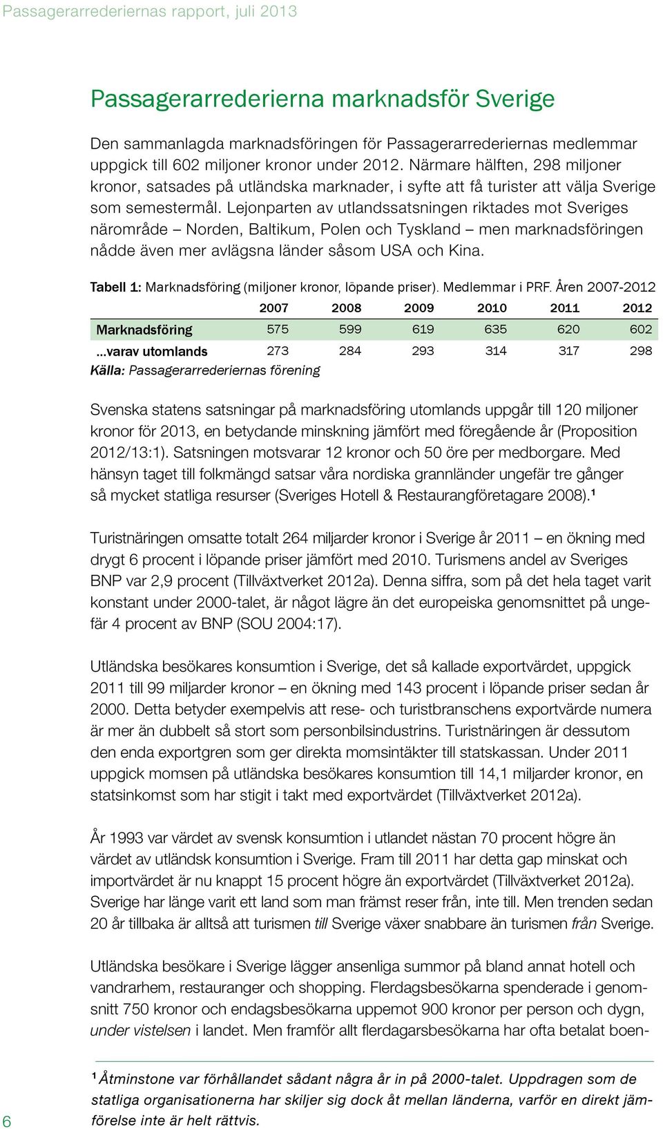 Lejonparten av utlandssatsningen riktades mot Sveriges närområde Norden, Baltikum, Polen och Tyskland men marknadsföringen nådde även mer avlägsna länder såsom USA och Kina.