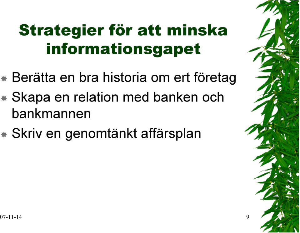 om ert företag Skapa en relation med