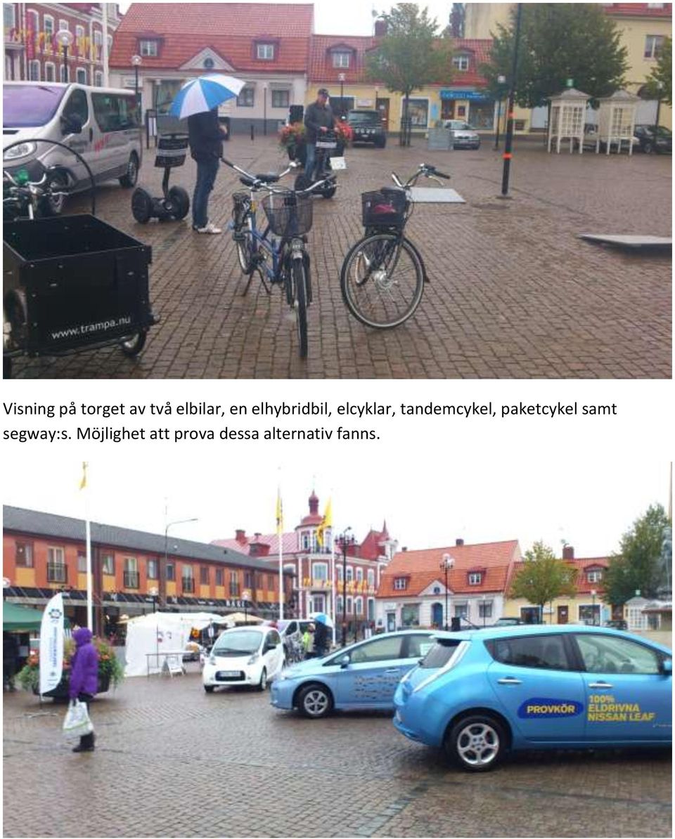 tandemcykel, paketcykel samt