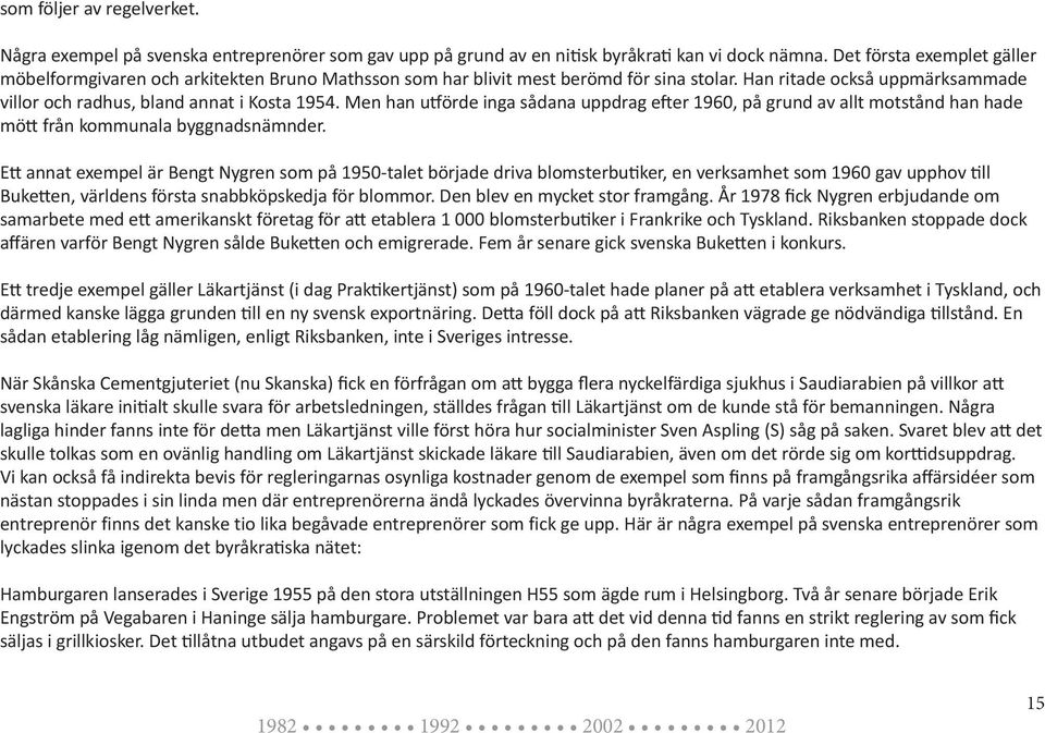 Men han utförde inga sådana uppdrag efter 1960, på grund av allt motstånd han hade mött från kommunala byggnadsnämnder.