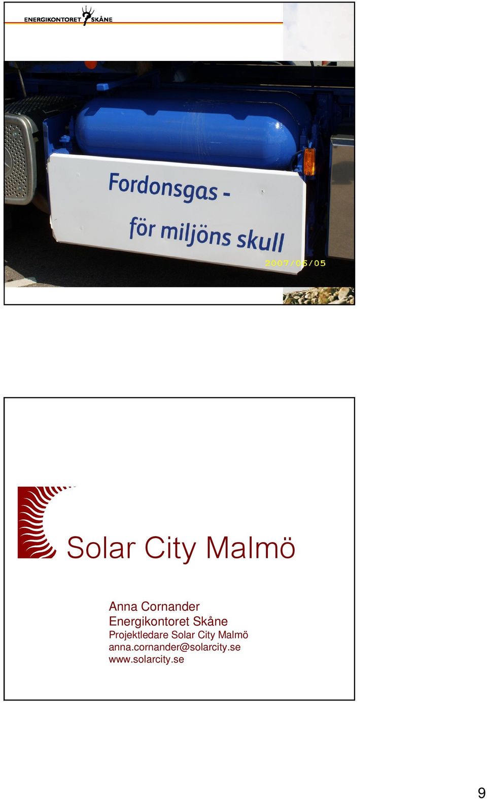 Projektledare Solar City Malmö