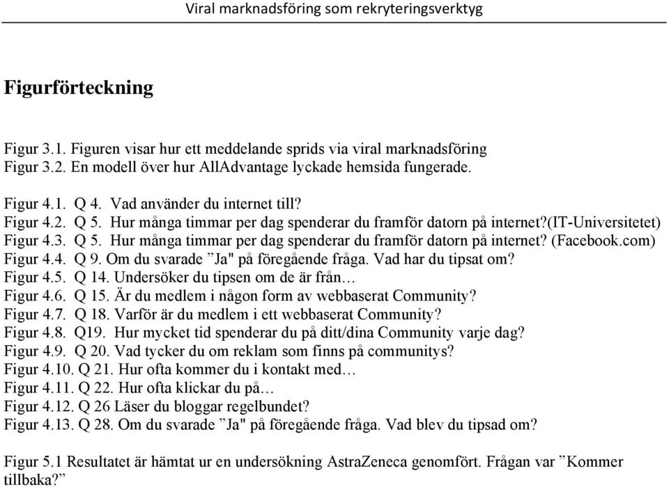 com) Figur 4.4. Q 9. Om du svarade Ja" på föregående fråga. Vad har du tipsat om? Figur 4.5. Q 14. Undersöker du tipsen om de är från Figur 4.6. Q 15.