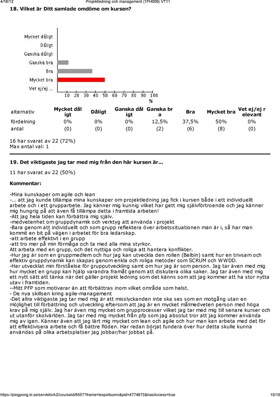 Det viktigste jg t med mig få de hä kuse ä... 11 h svt v 22 (50%) Kommet: -Mi kuskpe om gile och le -.