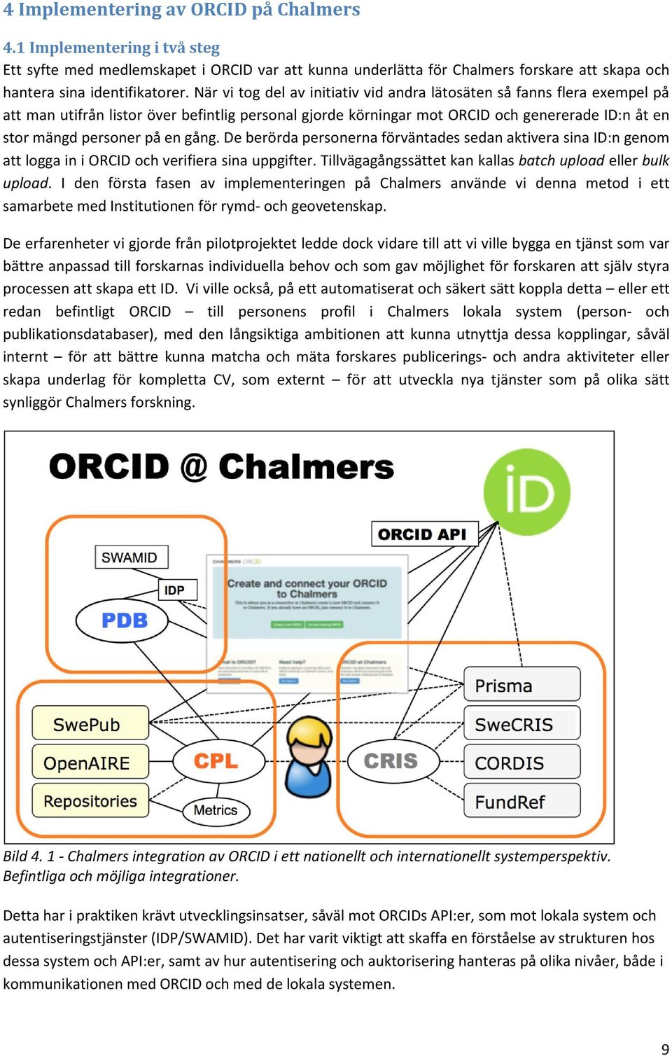 gång. De berörda personerna förväntades sedan aktivera sina ID:n genom att logga in i ORCID och verifiera sina uppgifter. Tillvägagångssättet kan kallas batch upload eller bulk upload.