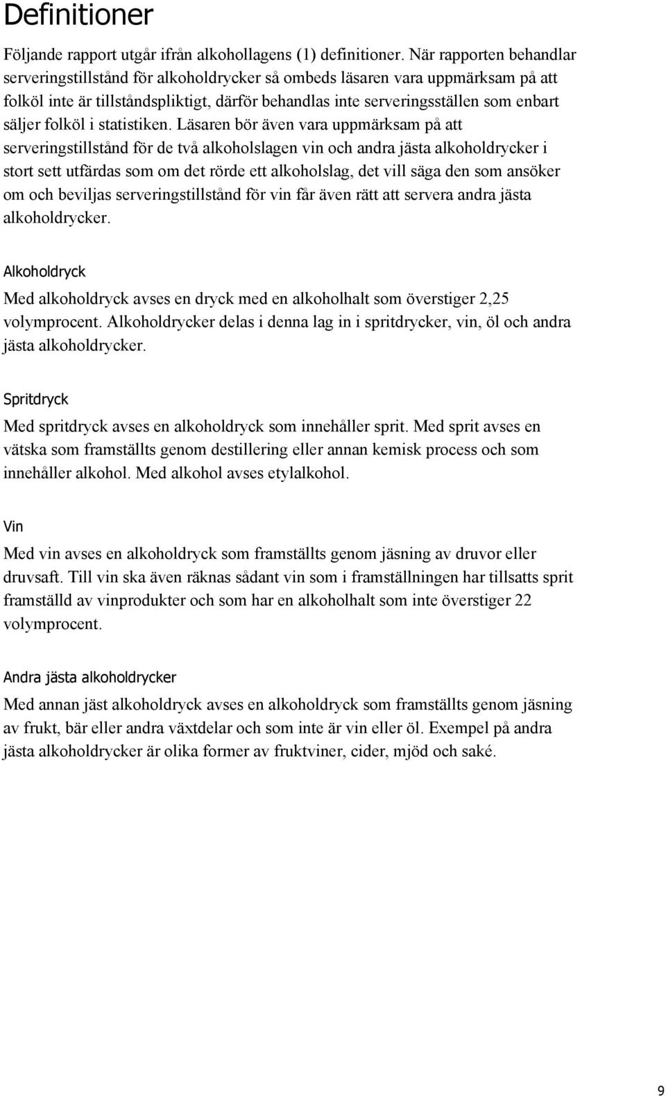 folköl i statistiken.