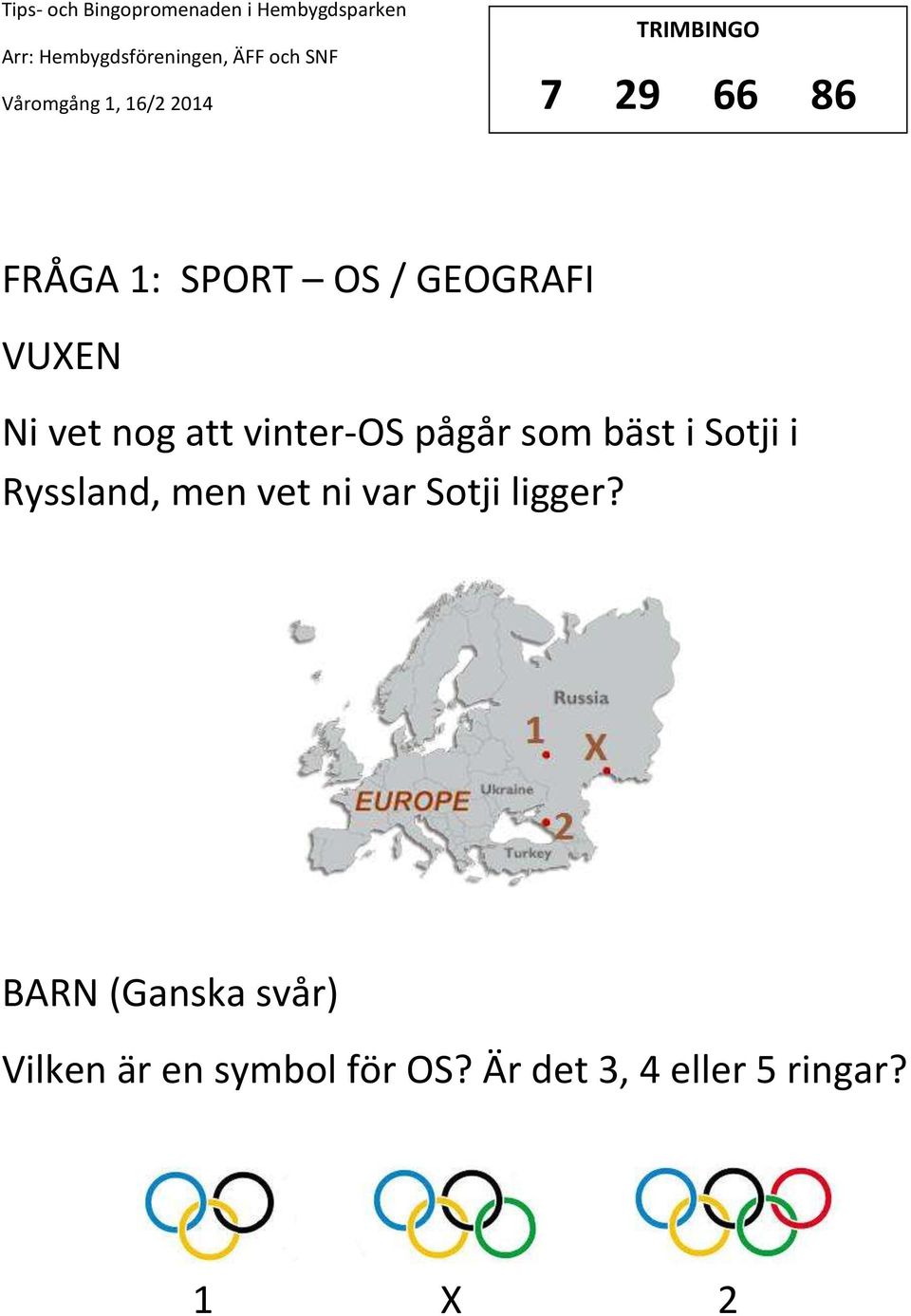 Sotji i Ryssland, men vet ni var Sotji ligger?