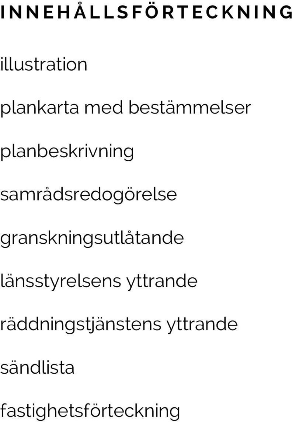 samrådsredogörelse granskningsutlåtande länsstyrelsens